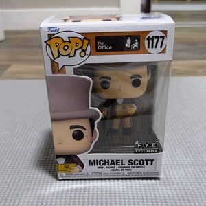 Funko Pop! Michael Scott Figure - Brown and Black